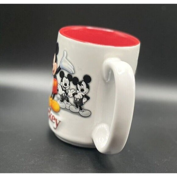 Authentic Original Disney World Parks Mickey Mouse Coffee Mug 3 D  14 oz. - Picture 4 of 5